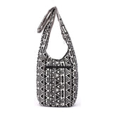 Bohemian Style Crossbody Messenger Bag Cotton Fabric Ladies Bolsa