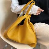 Women Shoulder Bag Large Capacity Solid Female Handbag