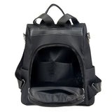 Anti-theft Women's Backpack with Diagonal Zipper
