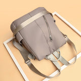 Anti-theft Women's Backpack with Diagonal Zipper