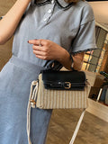 Women's Straw Shoulder Crossbody Bags for Summer Beach