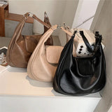 Women's Large Tote Bag Shoulder Handbag Pu Leather Shopper Messenger