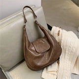 Women's Large Tote Bag Shoulder Handbag Pu Leather Shopper Messenger