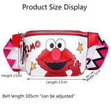 Women's Cartoon Fanny Pack Belt Bag PU Leather Pouch