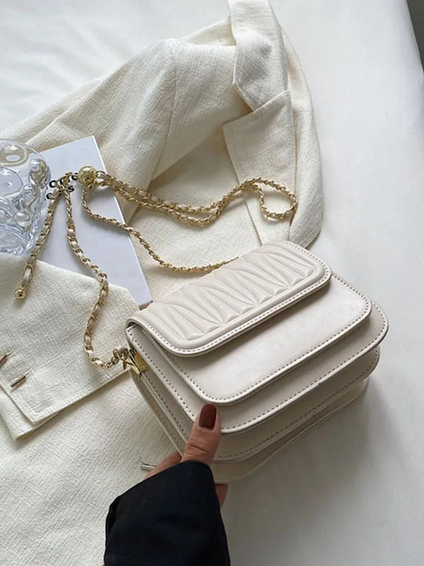 Women's Flap Crossbody Shoulder Bag PU Leather Casual Female