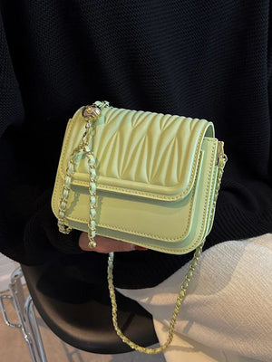 Women's Flap Crossbody Shoulder Bag PU Leather Casual Female