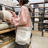 Canvas Handbag for Women Casual Large Female Crossbody Bags