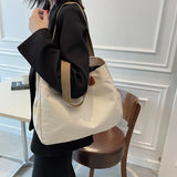 Women's Canvas Tote Shoulder Bag Large Capacity Handbag