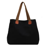 Women's Canvas Tote Shoulder Bag Large Capacity Handbag