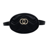 Women's PU Leather Waist Bag Crossbody Fanny Pack Purse