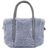 Winter Warm Plush Tote Bag Lamb Fleece Messenger Shoulder Bag