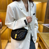 Women Embroider Line Bags Messenger Bag