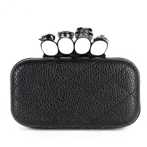 Skull Head Clutch Purse Ladies Shoulder Bag