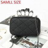 Skull Head Clutch Purse Ladies Shoulder Bag