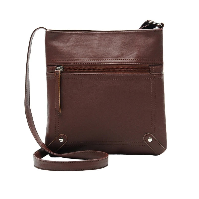 Women Messenger Bag Leather Crossbody Shoulder Satchel Handbag