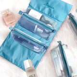 Portable Four-in-One Travel Cosmetics Bag
