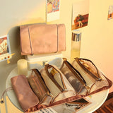 Detachable Nylon Makeup Bag Portable Large-capacity