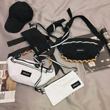 Reflective Chest Bag Travel Fanny Packs Crossbody Waist Bag