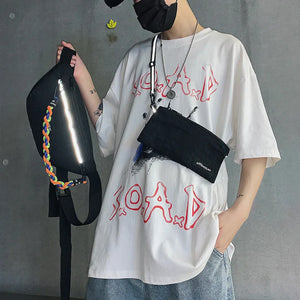 Reflective Chest Bag Travel Fanny Packs Crossbody Waist Bag