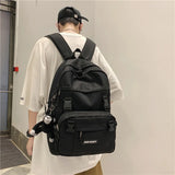 Detachable Women's Backpack Patchwork Student School Bag for Teenage Girls Boys