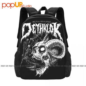 Dethklok Metalocalypse 3D Printing Large Capacity Gym Style Backpack
