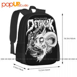 Dethklok Metalocalypse Backpack Gym Storage Bag