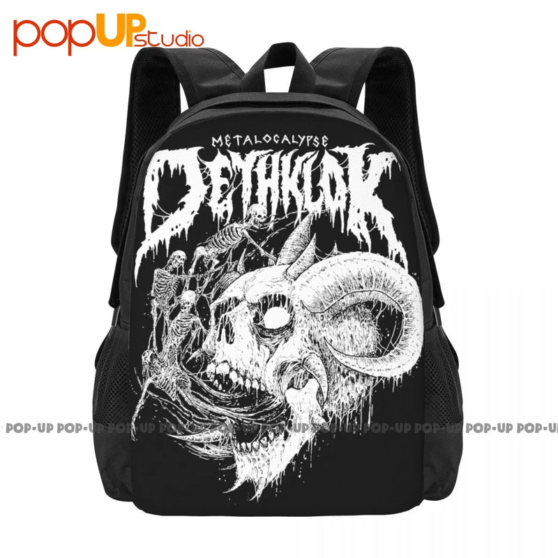 Dethklok Metalocalypse Backpack Gym Storage Bag