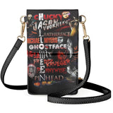 Horror Devil Clown Phone Shoulder Bag Multi-layer Pocket
