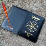 Baphomet Symbol Demon Goat Head Passport Holder