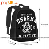 Dharma Initiative Lost Backpack Gym Bag