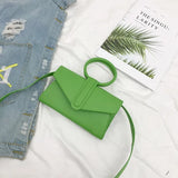 Diagonal Bag Women's Pu Leather Clutch Handbag