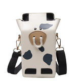 Diagonal Bag Water Bottle Holder Carry PU Bag Coffee Cup Storage Sleeve