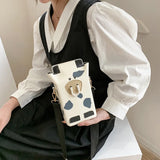 Diagonal Bag Water Bottle Holder Carry PU Bag Coffee Cup Storage Sleeve
