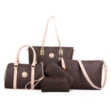 Diagonal Handbag High Sac A Main 6 Pieces Set Ladies Handbags