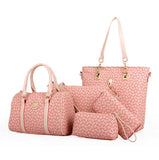Diagonal Handbag High Sac A Main 6 Pieces Set Ladies Handbags