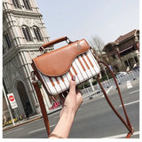 Diagonal Cross-body Bag 2022 Women's PU Leather Shoulder Bag