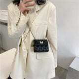 Diamond Bag Women Crossbody Bag Chain Mini Shoulder Bag Handbag Chain Strap