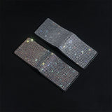 Diamond Car Driver Holder PU Cover Car Bling Accessories for Girl Woman