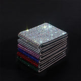 Diamond Car Driver Holder PU Cover Car Bling Accessories for Girl Woman
