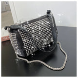 Diamond Chain Shoulder Bags Purses Small Square Bag Handbag Crossbody Bag