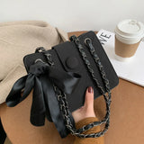 Diamond Check Chain Small Bag Ladies Casual One-Shoulder Messenger Bag