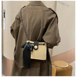 Diamond Check Chain Small Bag Ladies Casual One-Shoulder Messenger Bag