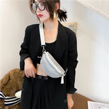 Diamond Crossbody Fanny Waist Bag Zipper Chest Phone Pack