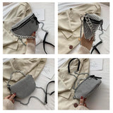 Women's Diamond Crossbody Bag Shoulder Messenger Bag Lady Handbag
