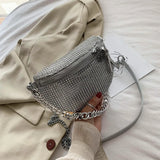Women's Diamond Crossbody Bag Shoulder Messenger Bag Lady Handbag
