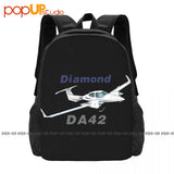 Diamond Da-42 Airplane Backpack Large Capacity Print Training Storage Bag