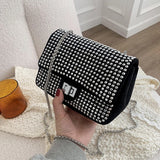 Diamond Flap Small Tote Bag Women's Handbag