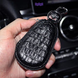 Diamond Inlaid Key Bag Car Key Leather Case Key Chain