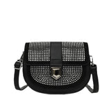 Diamond Inlay Women's Shoulder Bag Casual Lady Crossbody Bags
