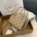 Diamond Lattice Crossbody Bag Women Small Handbags